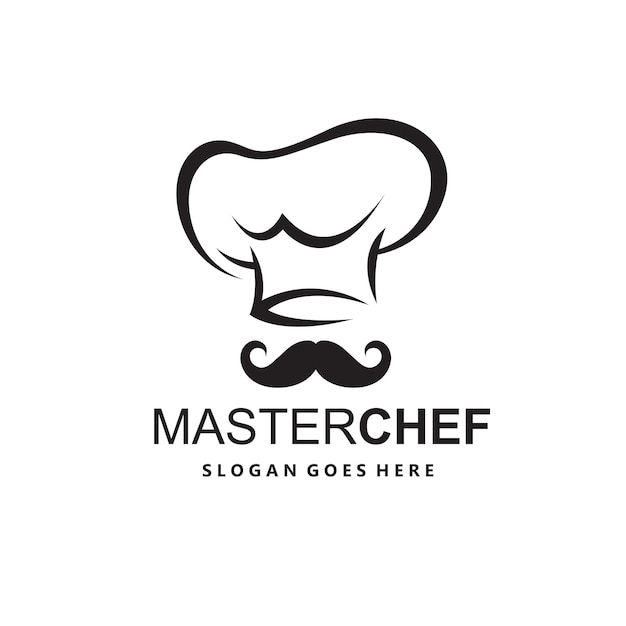 El icono del chef con bigote