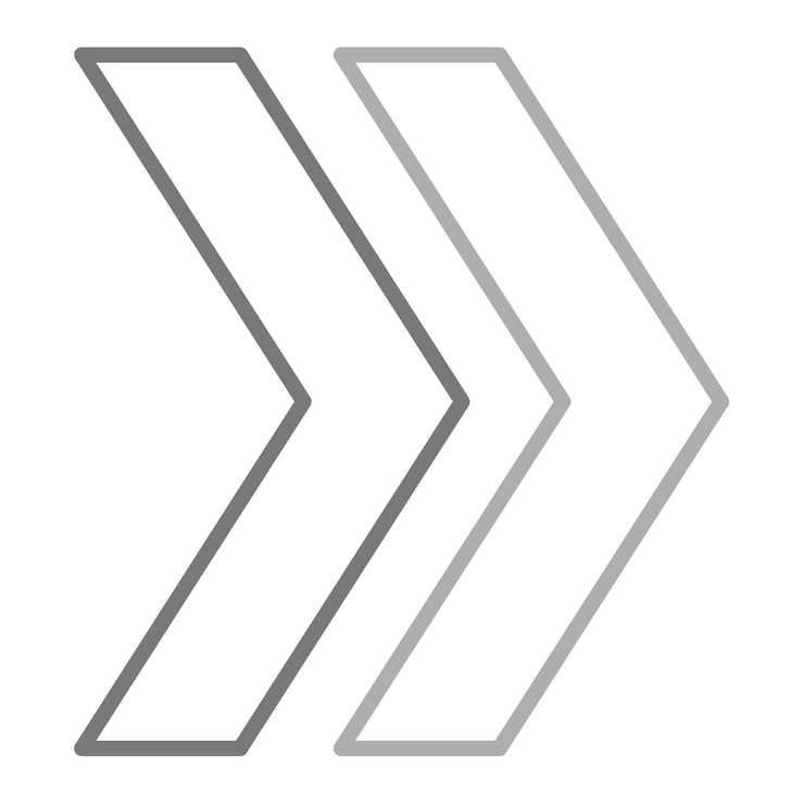 Vector el icono de chevron de la derecha