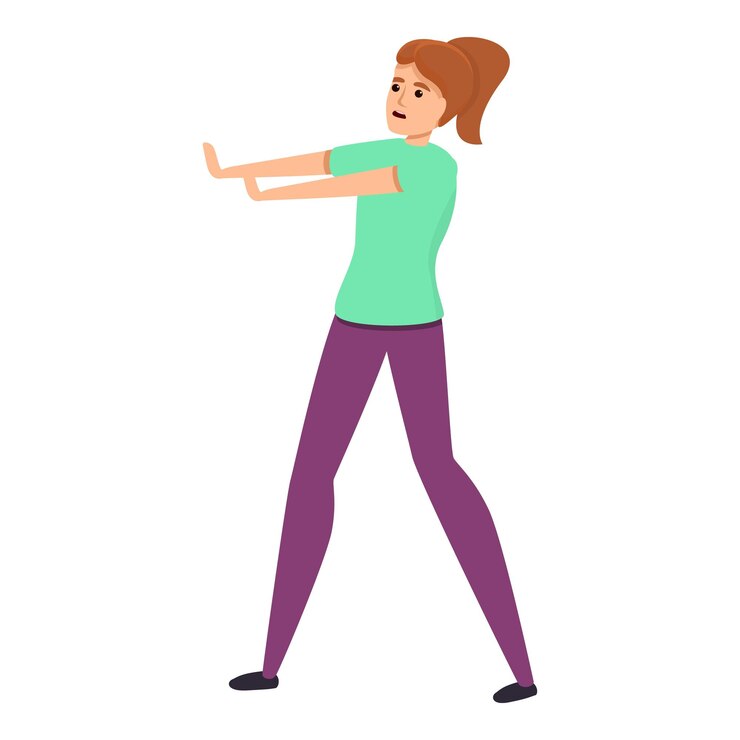 Vector icono de chica asustada de estrés icono vectorial de chica aterrada de estrés para el diseño web aislado en fondo blanco