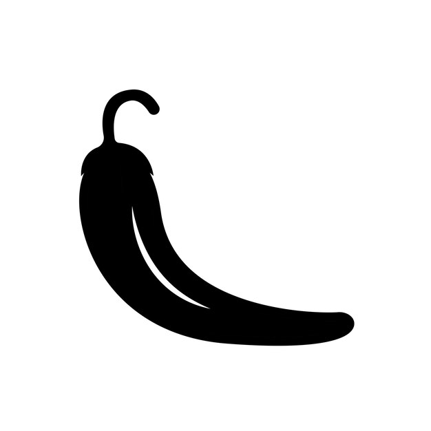 icono de chile plantilla vectorial logotipo colección de moda diseño plano