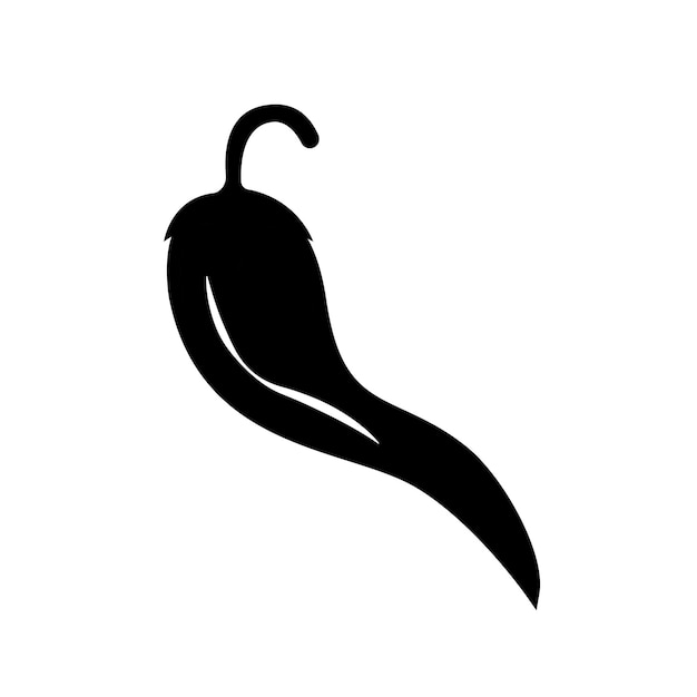 icono de chile plantilla vectorial logotipo colección de moda diseño plano