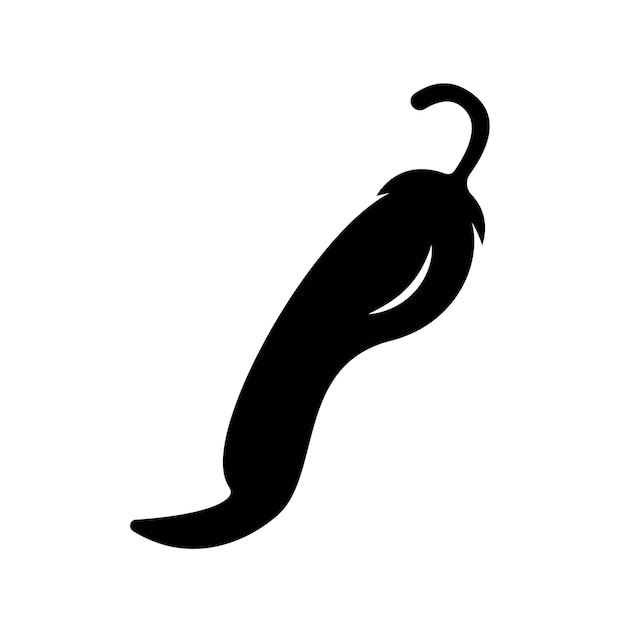 icono de chile plantilla vectorial logotipo colección de moda diseño plano