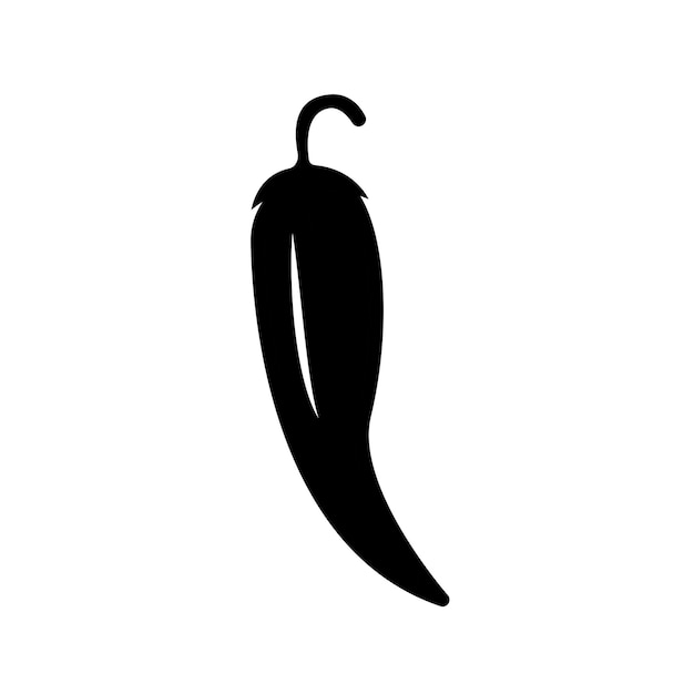 icono de chile plantilla vectorial logotipo colección de moda diseño plano