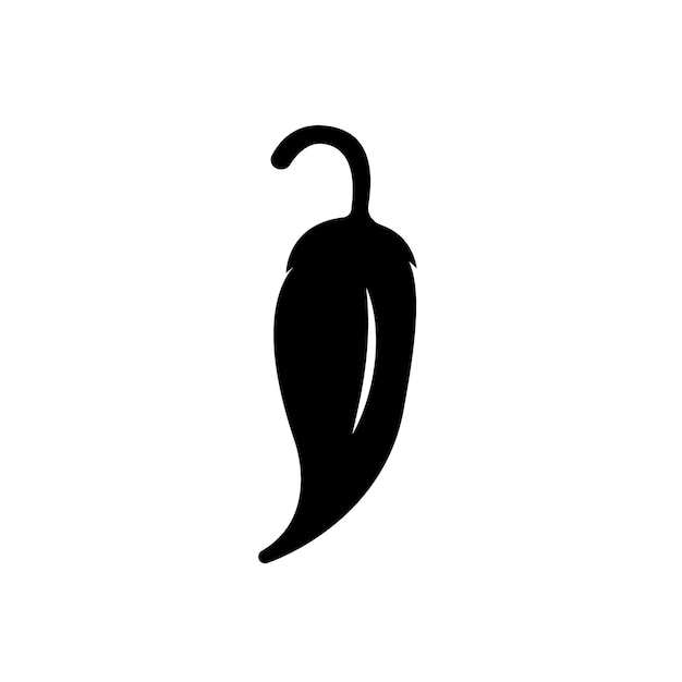 icono de chile plantilla vectorial logotipo colección de moda diseño plano