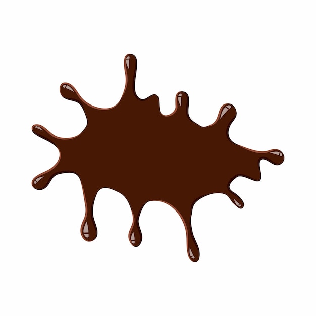 Icono de chocolate aislado sobre fondo blanco Símbolo de dulces