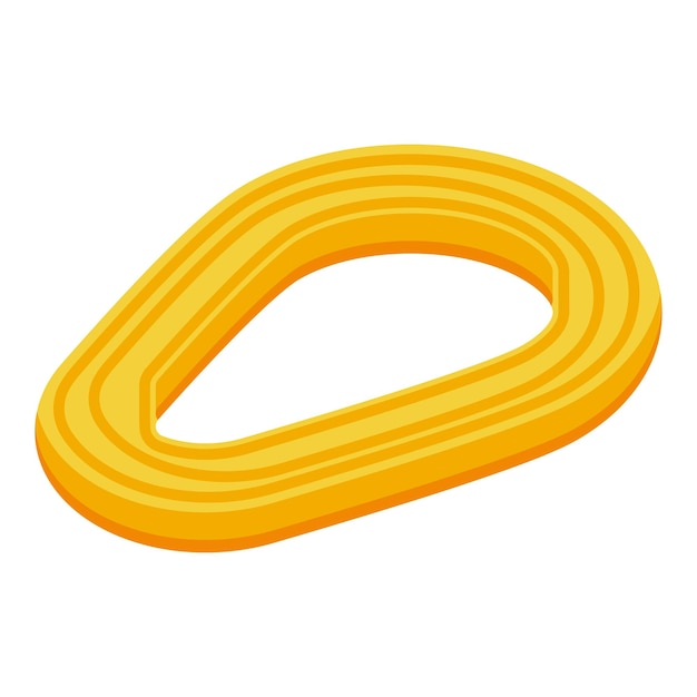 Icono de churro moderno vector isométrico comida española plato bebida