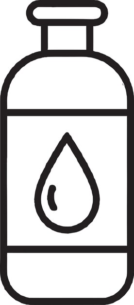 Icono de cilindro de gas vacío