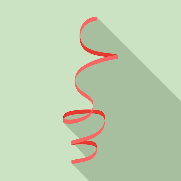 Icono de cinta de Navidad Festiva Ilustración plana del icono vectorial de cinta de navidad festiva para el diseño web