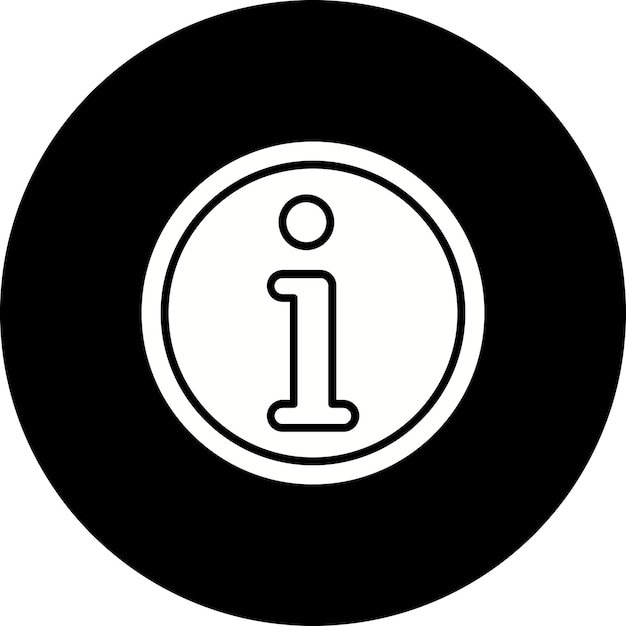 Ícono de círculo de información