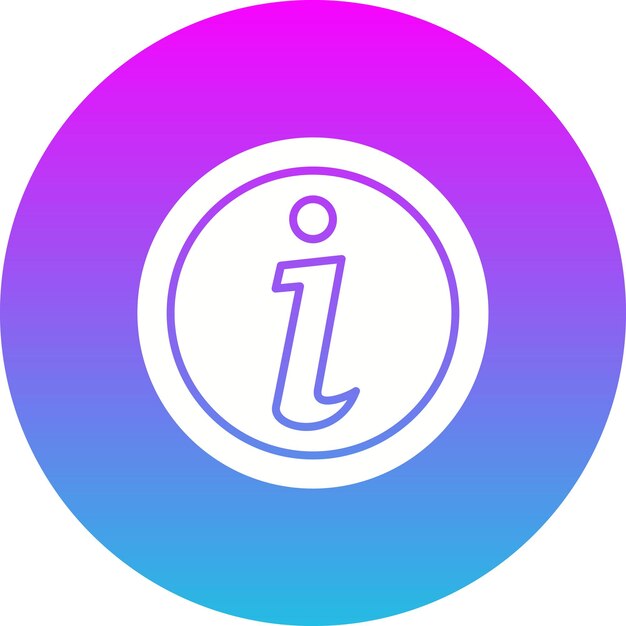 Ícono de círculo de información