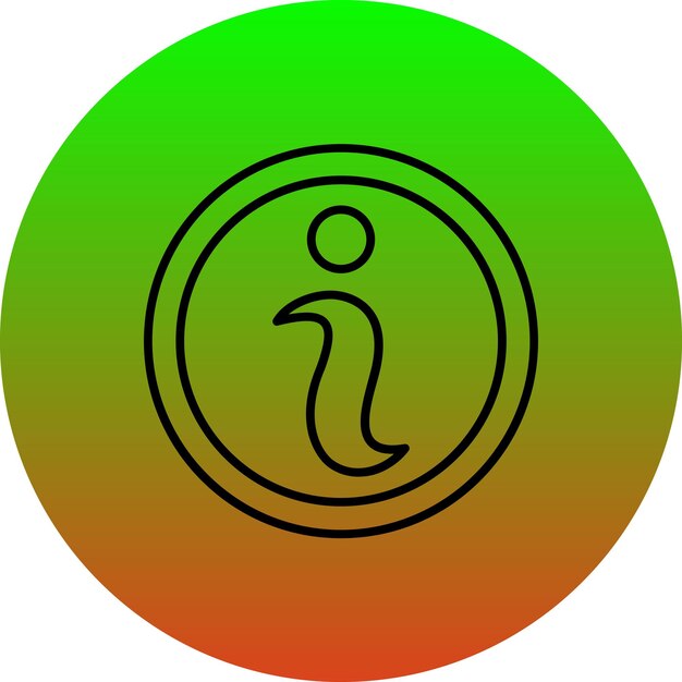 Ícono de círculo de información