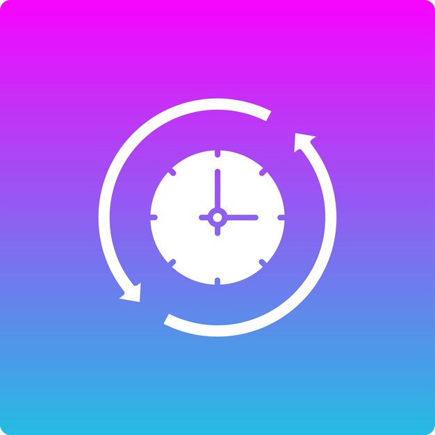 Icono del círculo de tiempo
