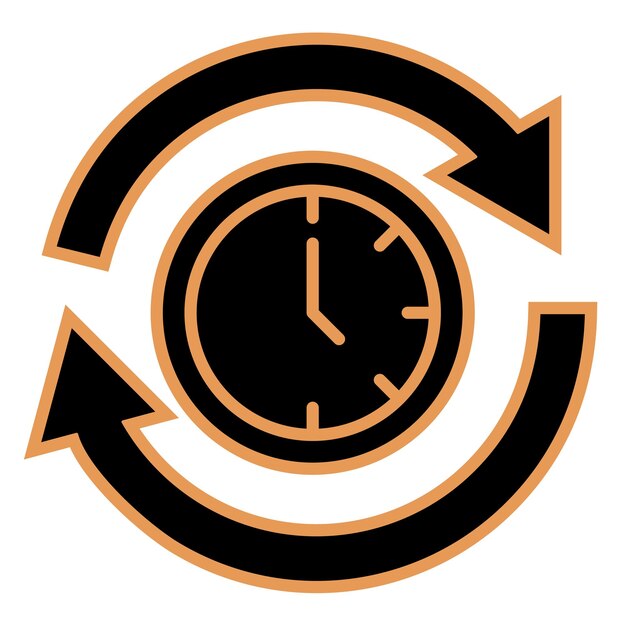 Icono del círculo de tiempo