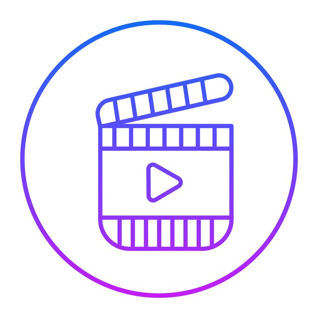 El icono de Clapperboard