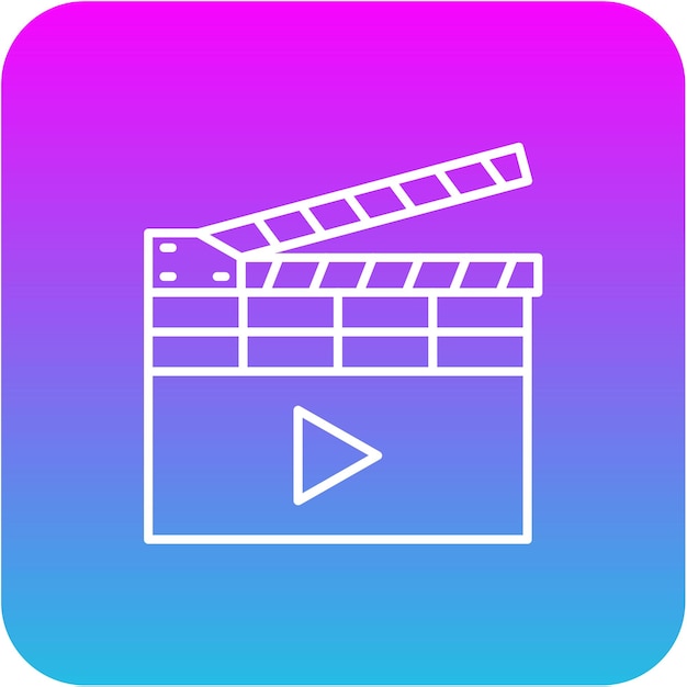 El icono de Clapperboard