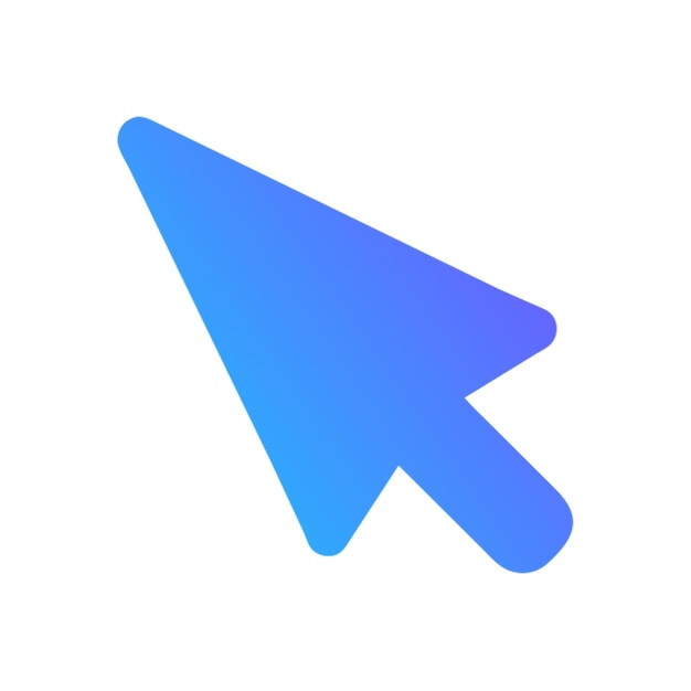 icono de clic del cursor
