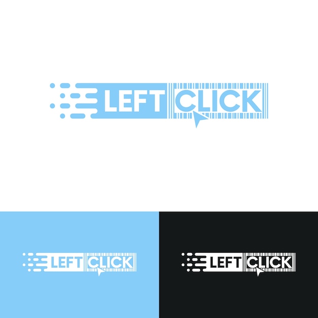 Vector icono de clic izquierdo