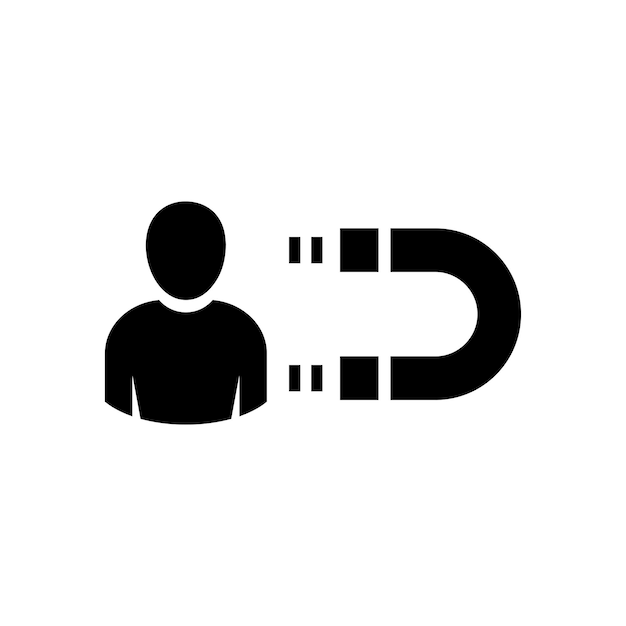 Icono de cliente Retención de clientes Clientes que regresan Icono de glifo vectorial Estilo sólido