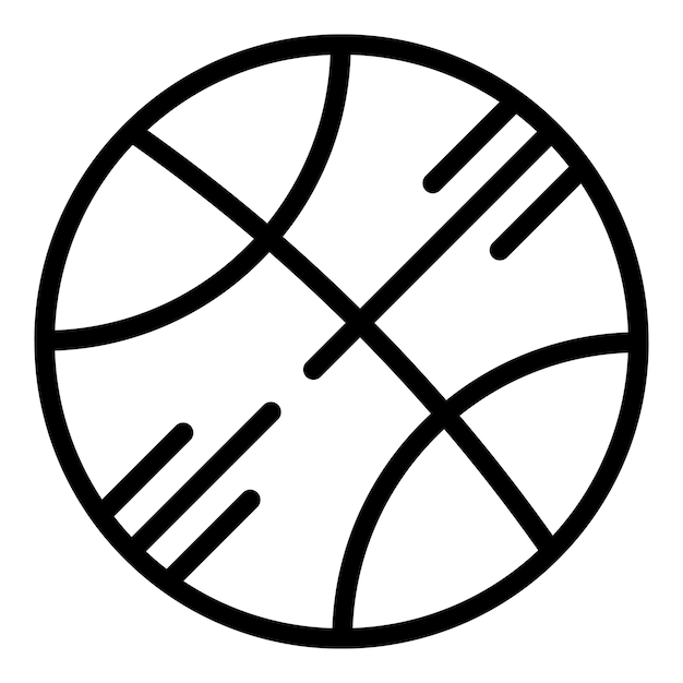 Icono del club de estudiantes de baloncesto esquema vector Escuela de educación Grupo aprender
