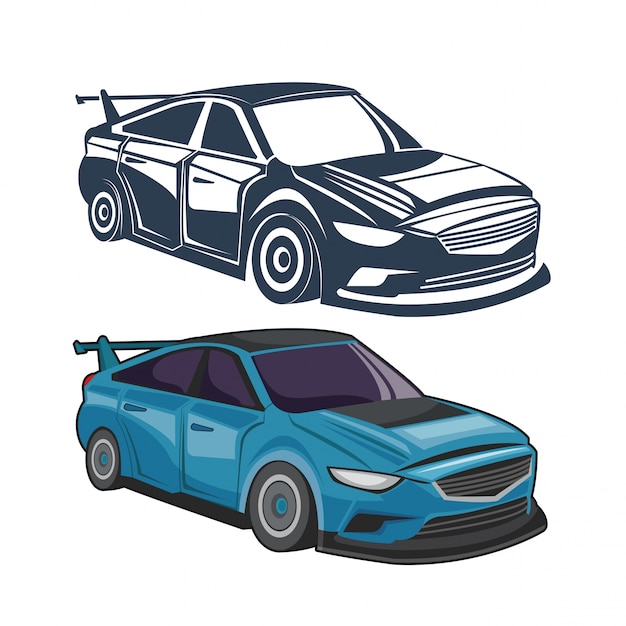 Icono de coche clásico
