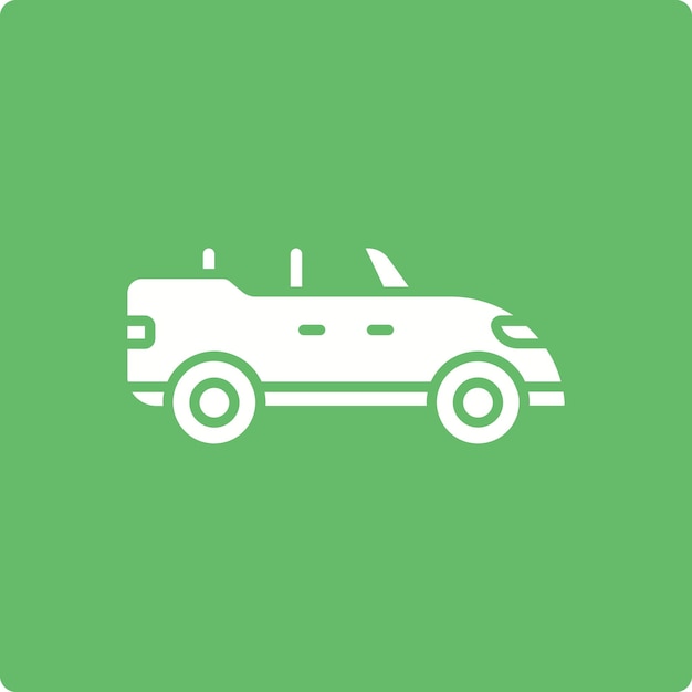 El icono del coche descapotable