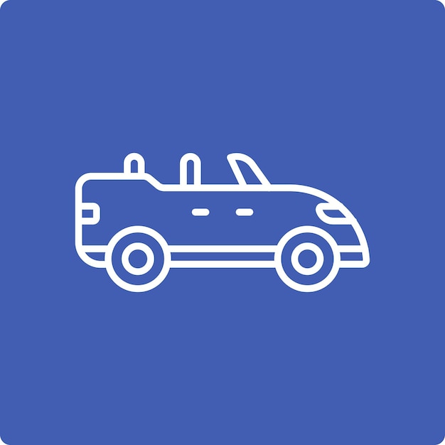 El icono del coche descapotable