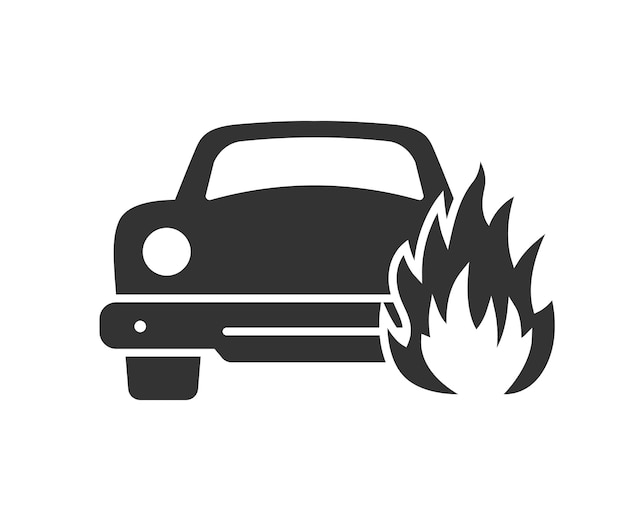 Icono de coche eléctrico Ilustración vectorial