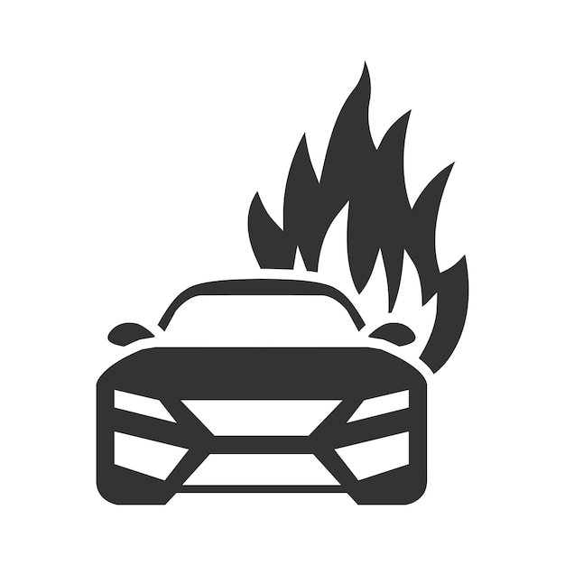 Icono de coche eléctrico Ilustración vectorial