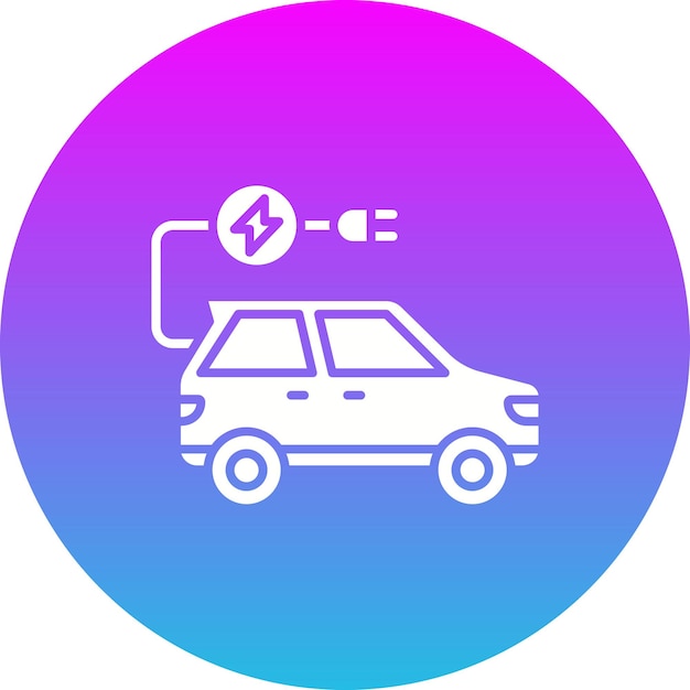 Icono del coche eléctrico