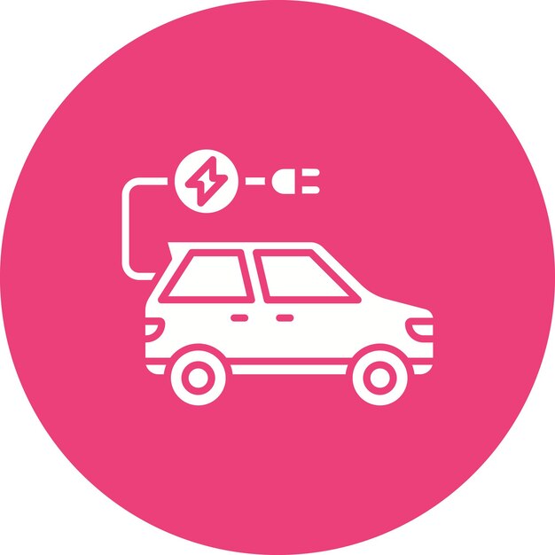 Icono del coche eléctrico