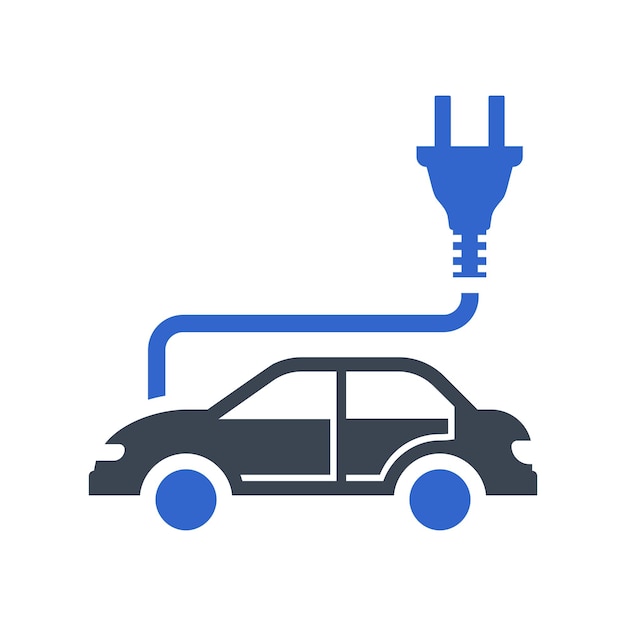 Icono del coche eléctrico