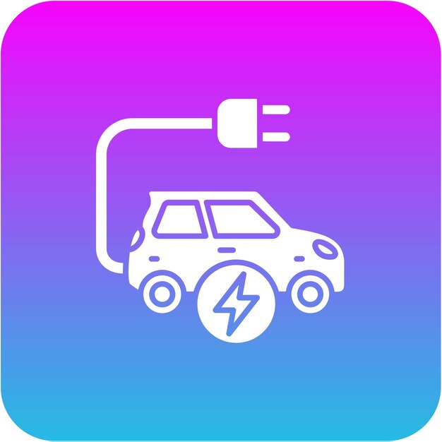 Icono del coche eléctrico