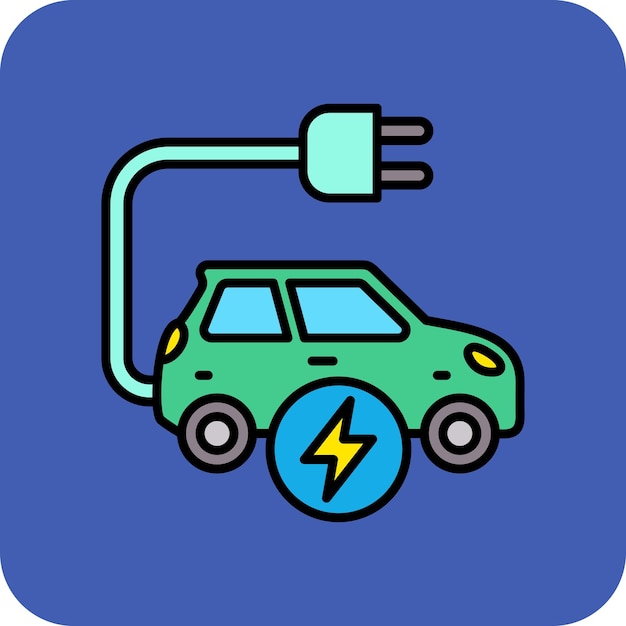 Icono del coche eléctrico