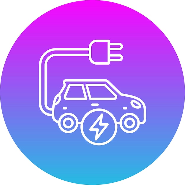Icono del coche eléctrico