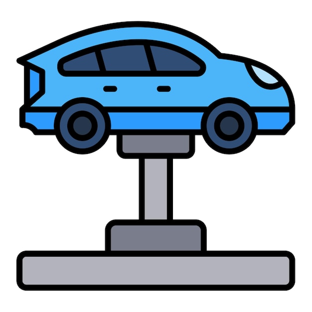 Icono del coche hidráulico