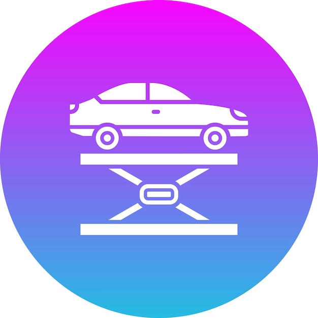 Icono del coche hidráulico