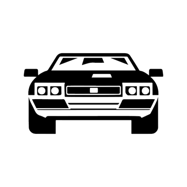 Icono de coche del músculo