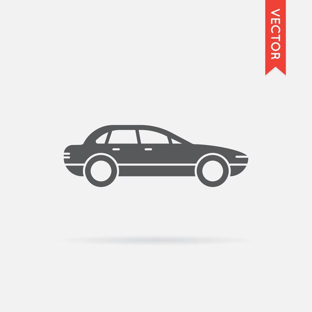 Icono de coche vectorial
