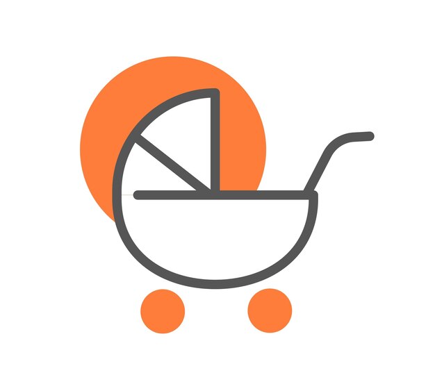 Icono de cochecito de niño