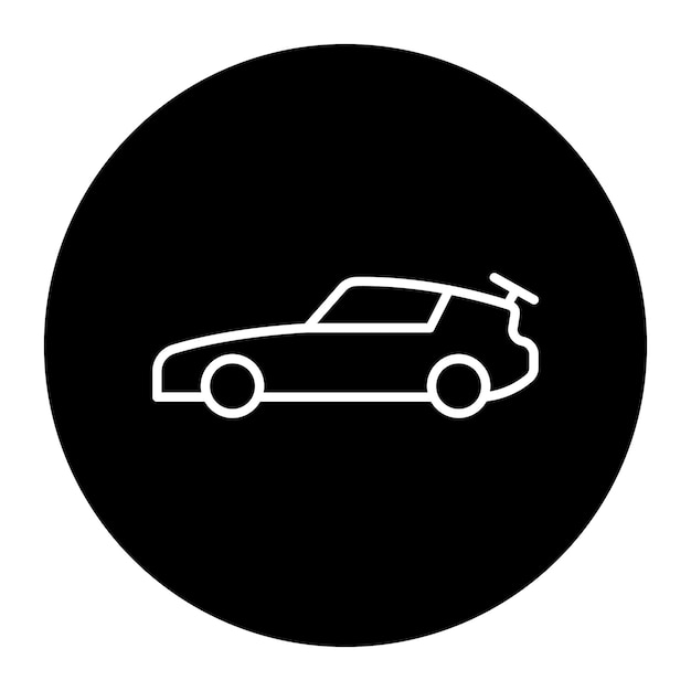 Icono de los coches de carreras