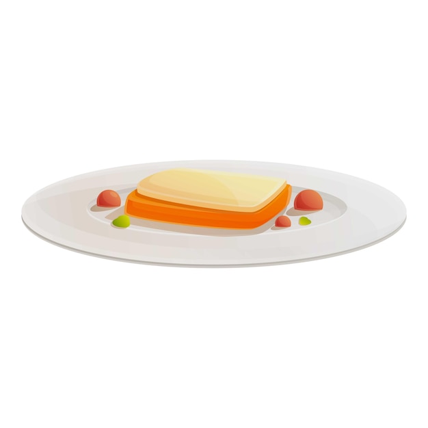 Vector icono de cocina molecular de sándwich de queso caricatura de icono de vector de cocina molecular de sándwich de queso para diseño web aislado sobre fondo blanco
