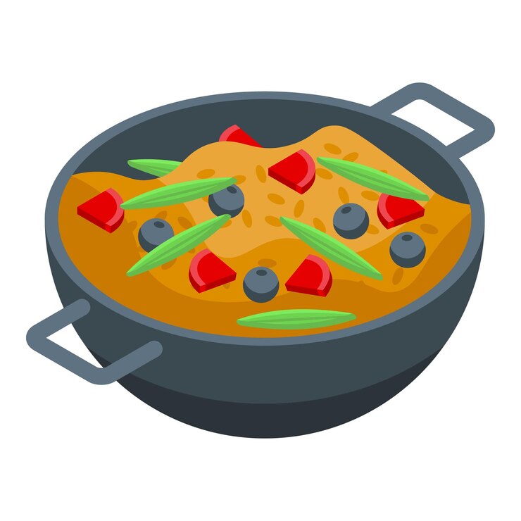 Vector icono de cocina turca isométrica del icono de vector de cocina turca para diseño web aislado sobre fondo blanco