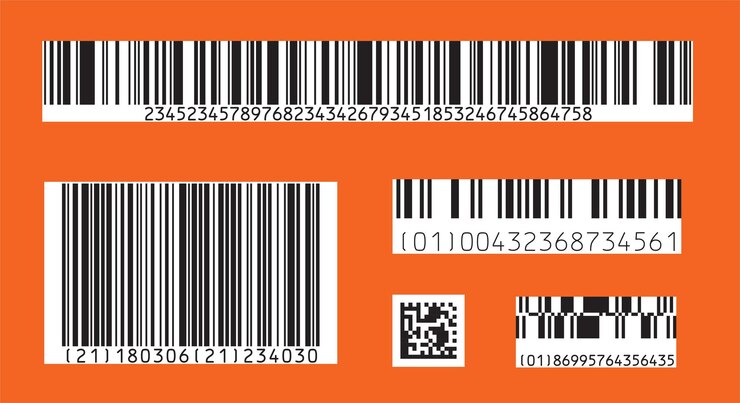 Vector icono de código de barras conjunto de código de barras plano moderno se puede utilizar como plantilla para vector de maqueta de productos