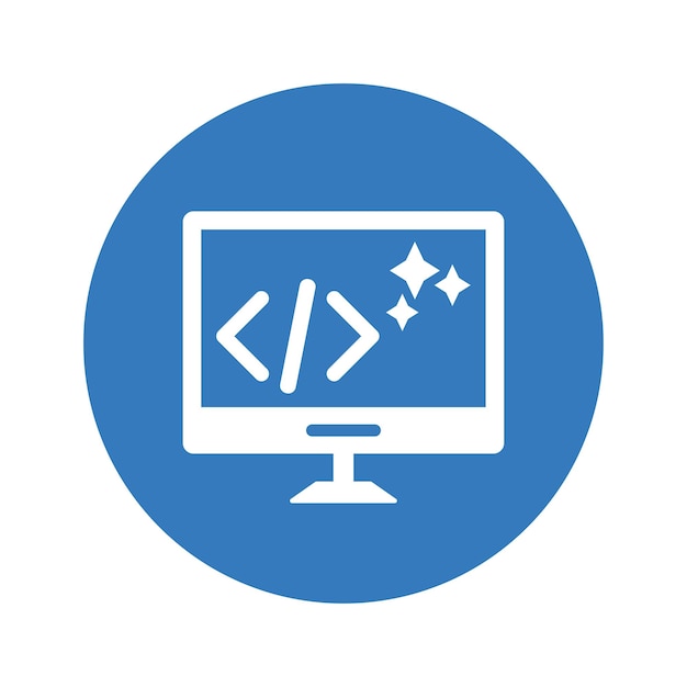 Icono de código limpio