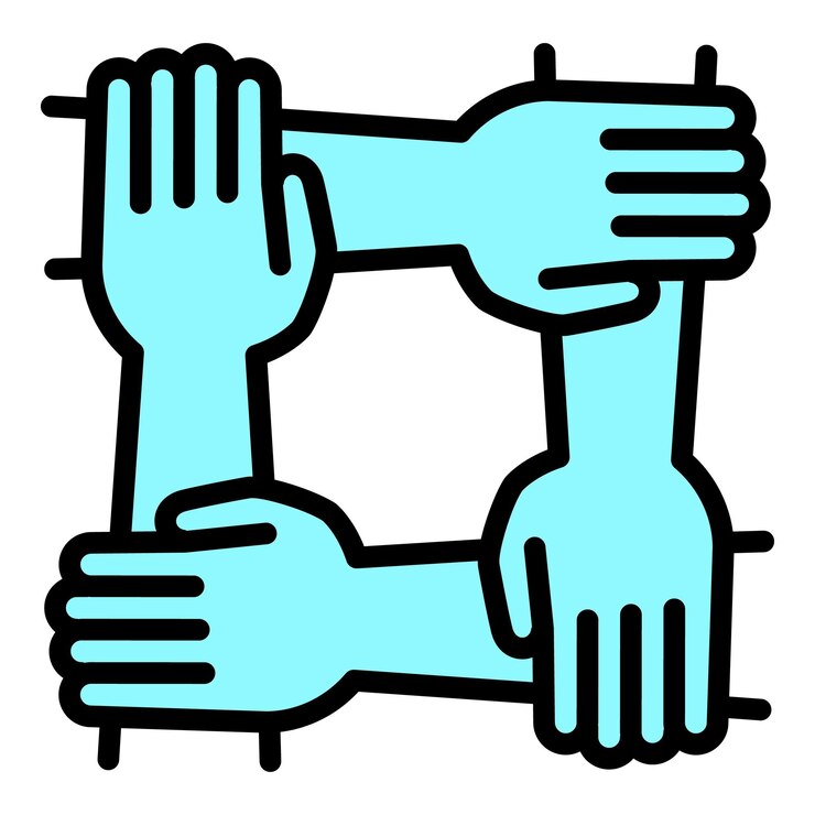Icono de cohesión del entrenador Icono del vector de cohesión de los entrenadores para el diseño web aislado en fondo blanco