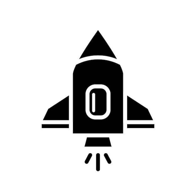 icono de cohete plantilla vectorial logotipo colección de moda diseño plano