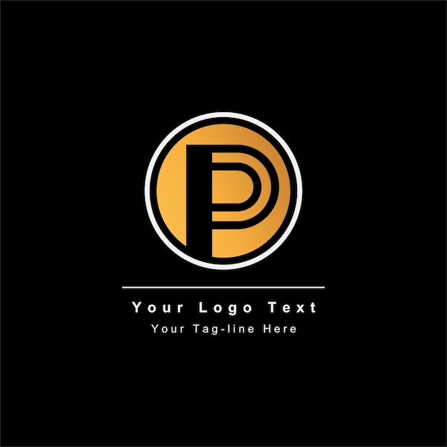 Icono de color degradado de logotipo de arte de línea de diseño de pelícano