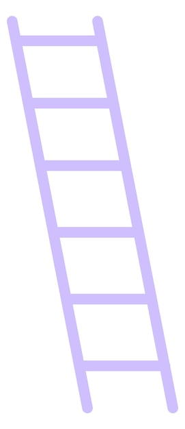 Ícono de color de la escalera Símbolo de la escaleras Signo de subida