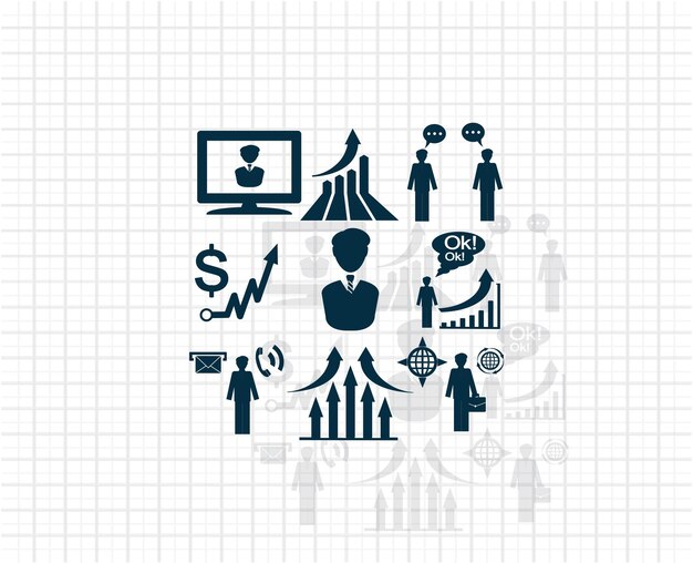 Icono de color oscuro vectorial con sombra en fondo a cuadros