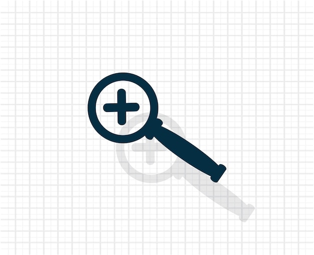 Icono de color oscuro vectorial con sombra en fondo a cuadros